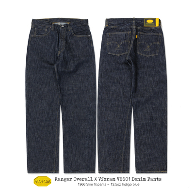 收脚原色修身美式复古赤耳牛仔裤