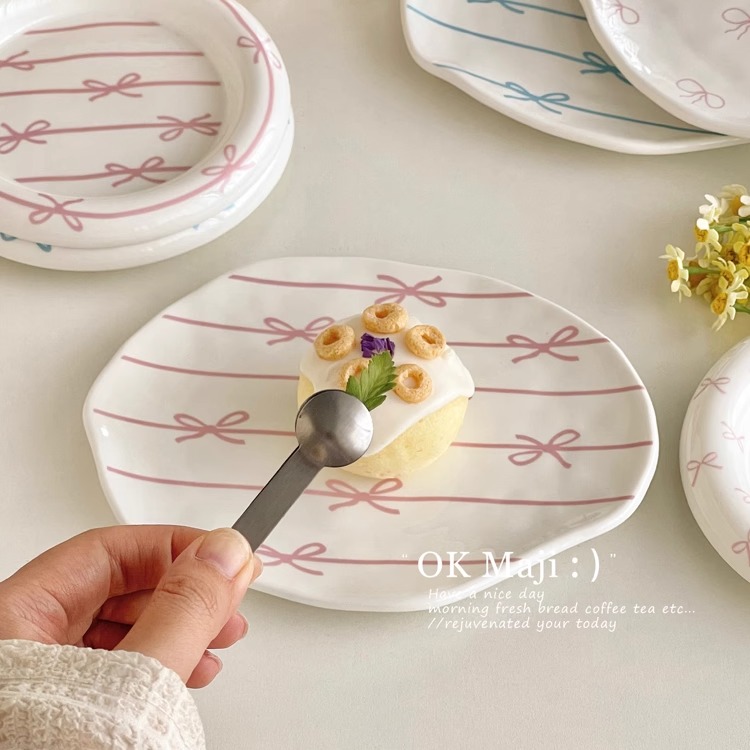 可爱少女心陶瓷蛋糕碟