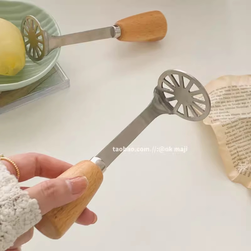 复古不锈钢土豆压泥器