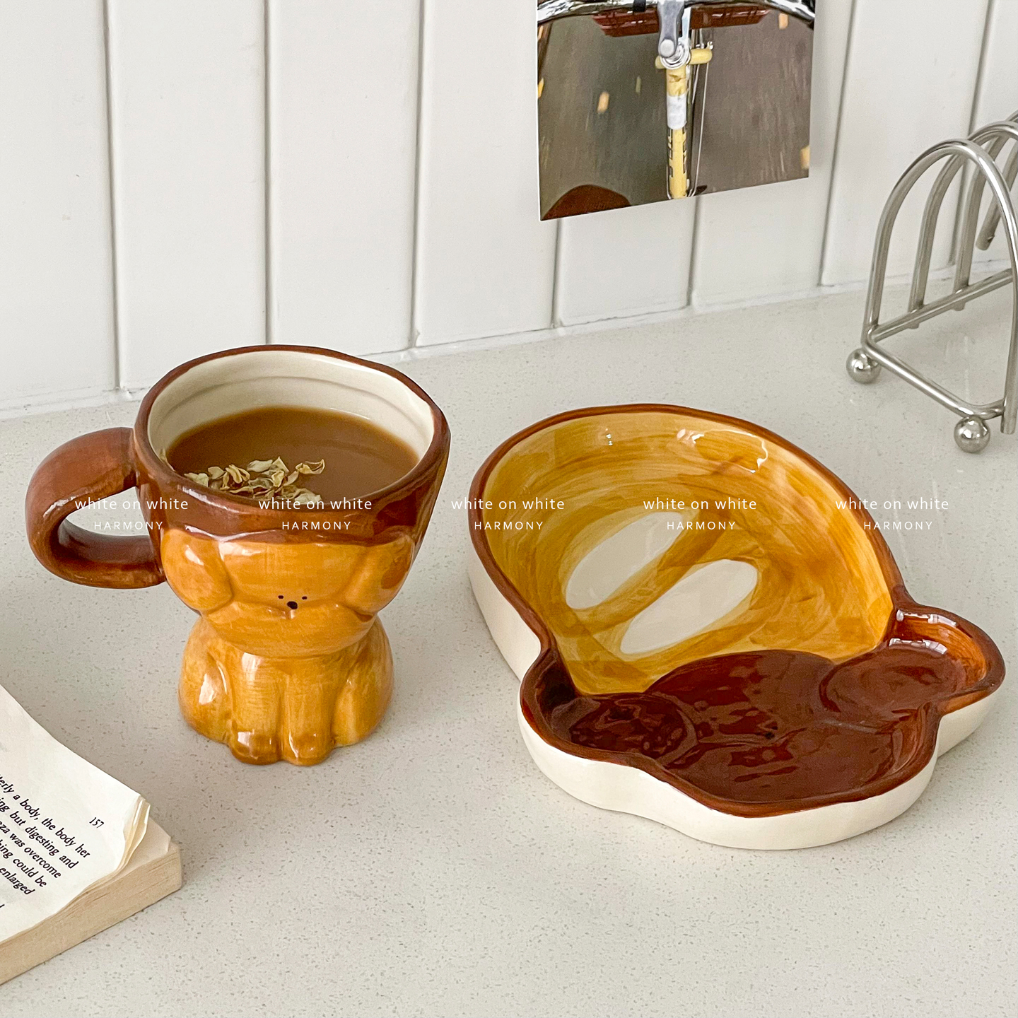 精致复古陶瓷咖啡杯碟