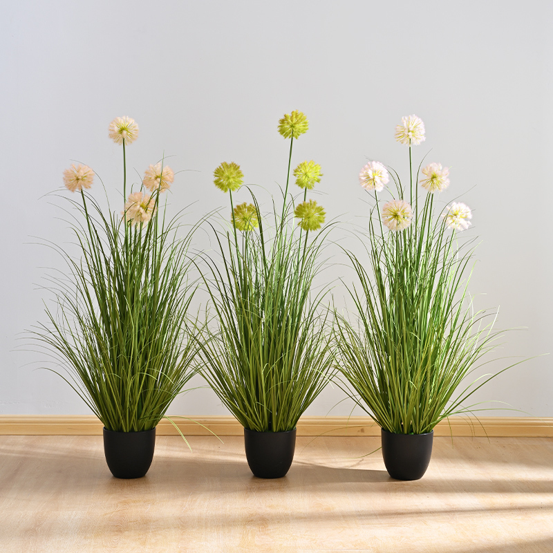 仿真绿植狗尾巴草室内橱窗高级感仿生植物造景客厅假芦苇装饰盆栽