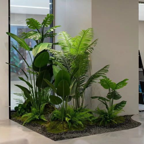仿真绿植造景组合阳台观布置室