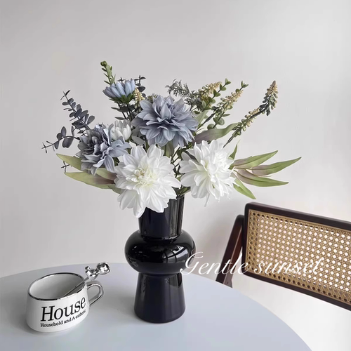 仿真花摆件设计师款花束客厅插花干花摆花餐桌面轻奢装饰花假花