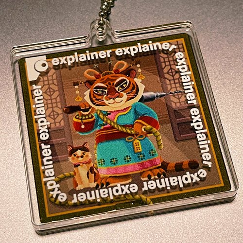 水浒 母大虫（顾大嫂的头像） by Manytle 双片亚克力挂件