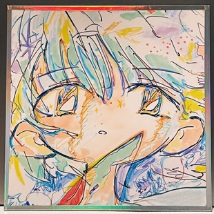 方形色纸 光之浴 日本艺术家 Oyasumizacca 镭射包边