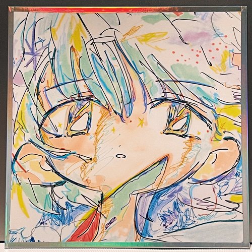 光之浴 by Oyasumizacca（日本艺术家）方形色纸 镭射包边