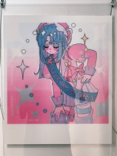 啊旁白｜请爱我 厘米 身 42X50 超大光栅 ANARRATOR