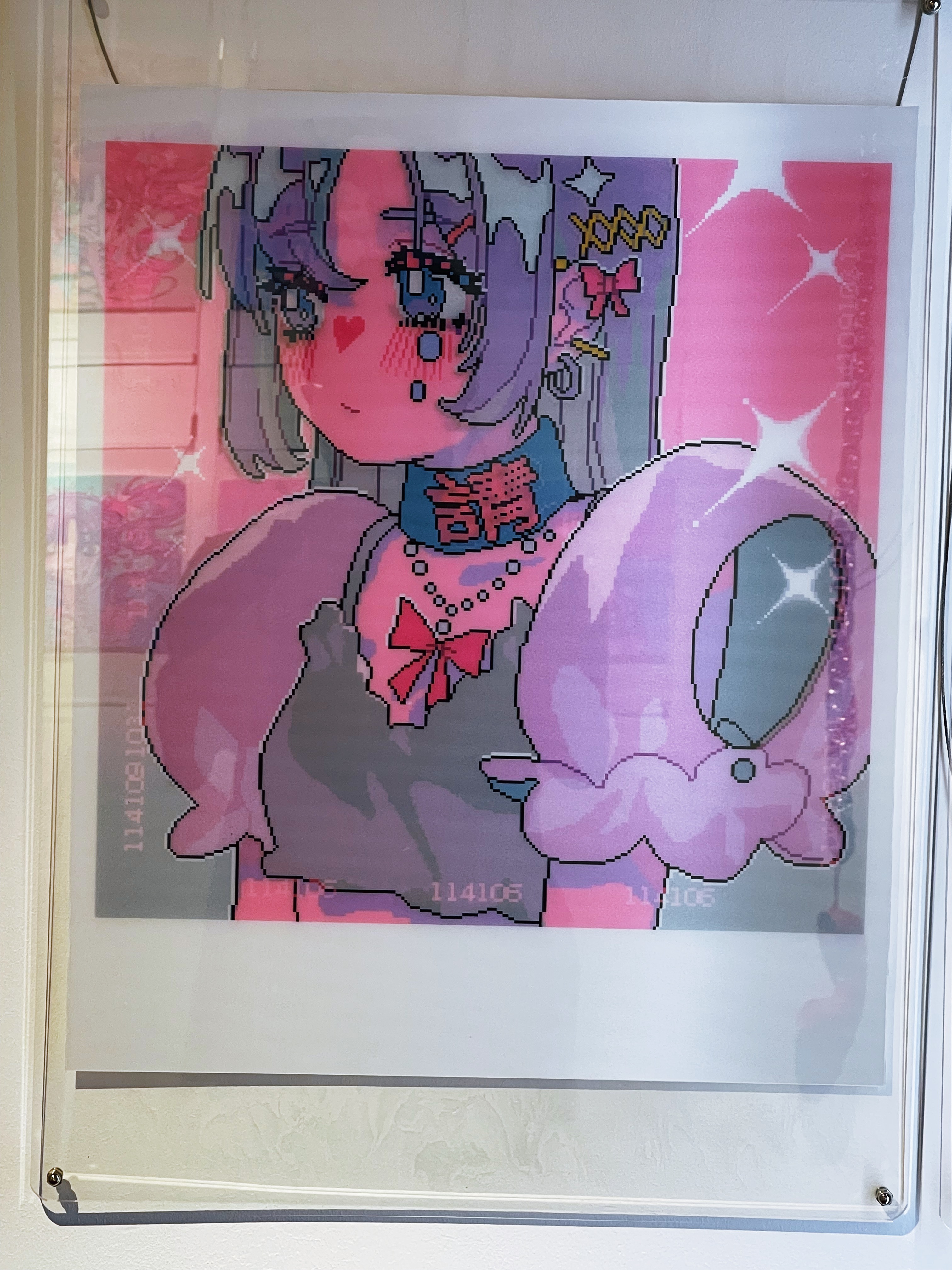 ANARRATOR 啊旁白｜请爱我（颈）超大光栅，42X50（厘米）