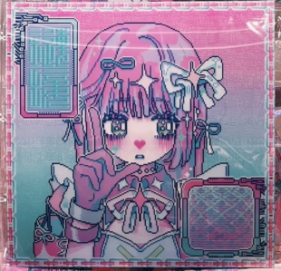 啊旁白与Poppel 光栅海报 合作款 链接 29.7cm 之 ANARRATOR