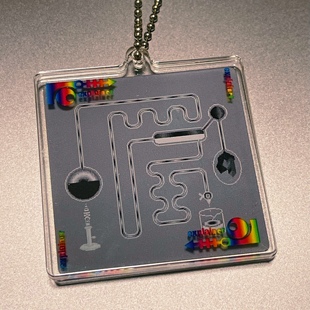 双片亚克力挂件 炼金术士 Sabato 绝命毒师原创潮玩 玻璃器皿