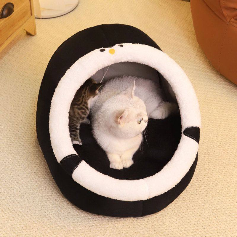 猫窝四季通用冬季保暖安全感窝猫床半封闭式猫咪沙发小猫猫窝睡窝