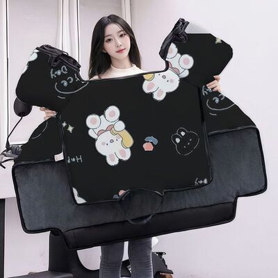 冬季电动车挡风被2025新款加宽加大电瓶车加厚防水护脖保暖挡风罩