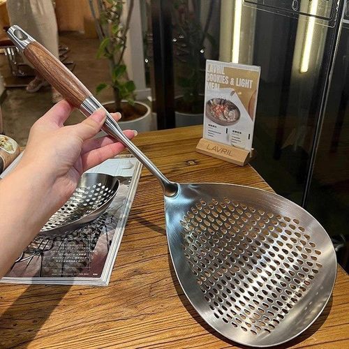 德国不锈钢捞面勺捞饺子捞勺油漏