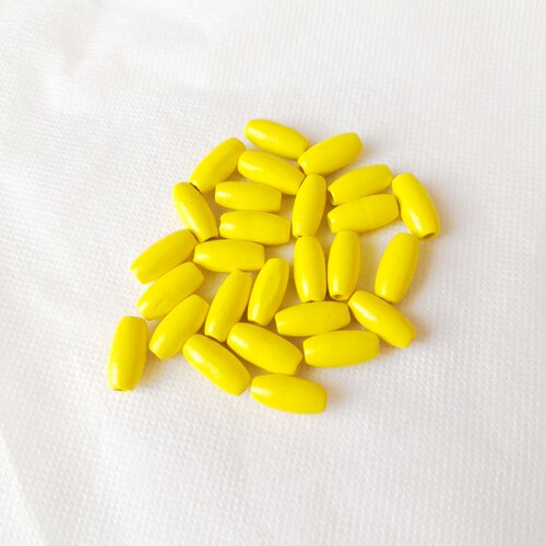 15*7mm椭圆米珠橄榄形木珠diy手工饰品配件鞋包服装辅料散珠