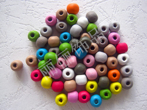 彩色圆柱饰品配件圆珠