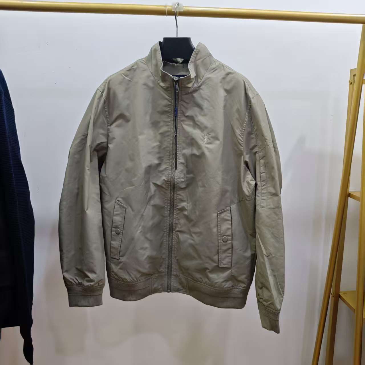 POLOWALK男士春秋立领干练酷帅减龄夹克外套AK8W43130031-1665