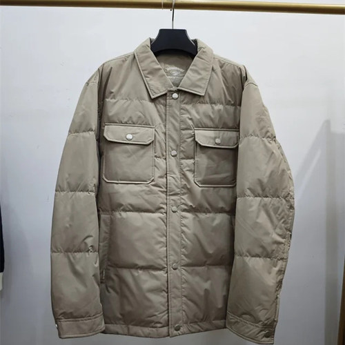 清仓男装衬衫款秋冬羽绒服宽松偏大AC6S44190314吊牌价2490