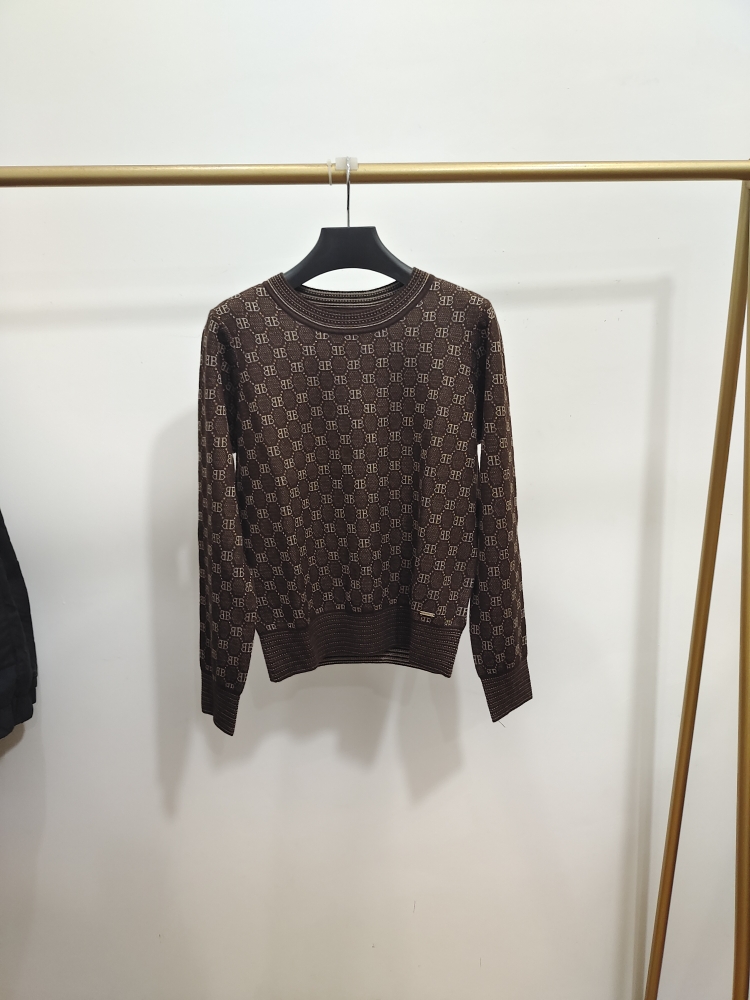 字母时尚针织衫GOLDENBEAR