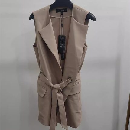 孤品设计师款专柜正品简单大方时尚马甲上衣XZEEA1524a原1998
