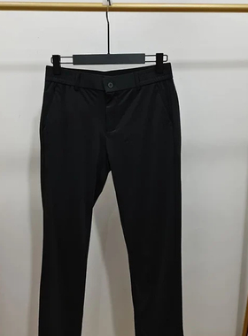 男士舒适商务休闲直筒裤夏轻薄舒适有弹性休闲裤松紧腰C1C131087