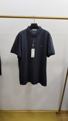 190码GOLDENBEAR专柜正品男式灰蓝休闲短袖POLO衫T恤BS1A42200102