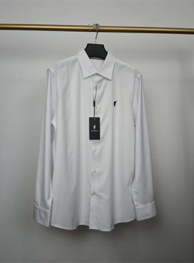Polowalk男士春白色衬衣小马刺绣标商务休闲百搭帅气AP1D33250011