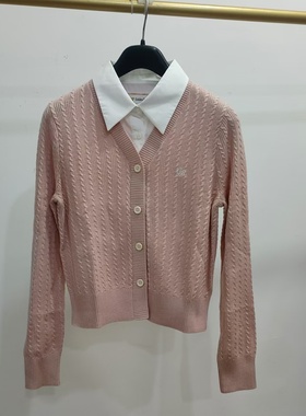 GOLDEN BEAR黄金熊女装淑女优雅大方假2件针织衫BRYA41580232