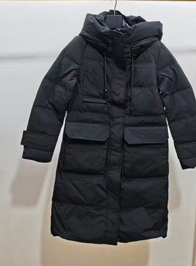 155码polowalk女秋冬长款羽绒服外套BQ5W34490692吊牌价3695