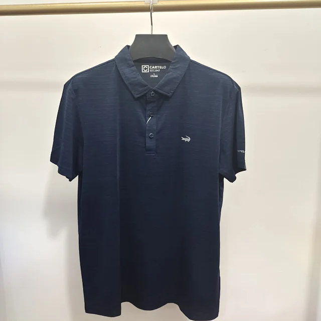 男士蓝色运动短袖T恤polo衫C2A926201