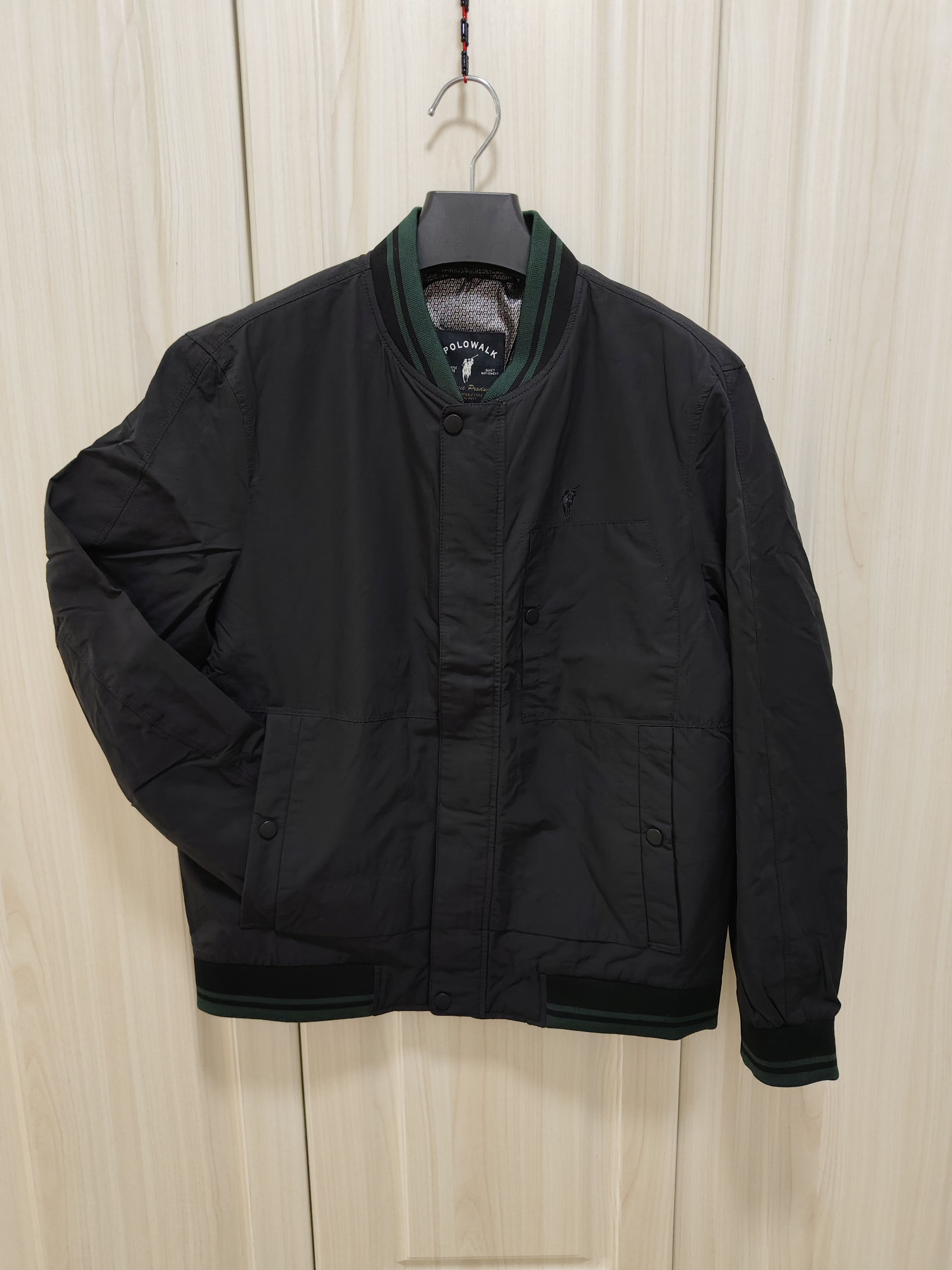180码POLOWALK羽绒服外套男士薄款棒球服款茄克AG1W34191371