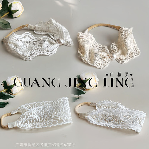 蕾丝婴儿发带头饰女宝宝3-36个月
