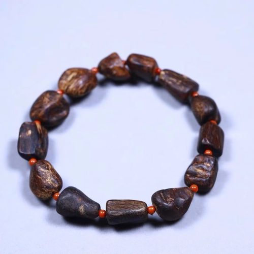 正宗沉水级文莱沉香手串老料随形男款女士正品佛珠手链保真天然