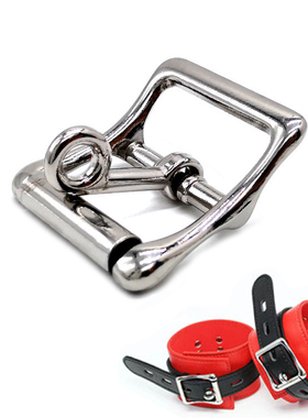 带孔弯针扣25mm弓形皮带扣 情趣手铐调节日字扣 手工DIY皮具6966