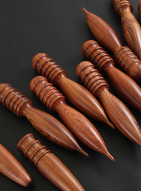 非洲酸枝 打磨木棒圆木抛光棒 手工DIY皮革工具 密度高光泽度好