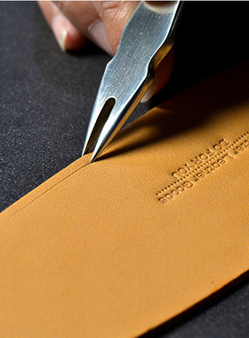 刺客出品 不锈钢等距规 手工DIY皮具 间距规划线规 固定不晃4711