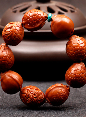 南工坊橄榄核富甲天下手串