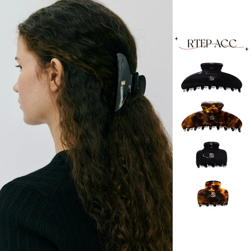 定制小金标*复古琥珀醋酸抓夹