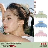 款 RTEP 小众emijay经典 清透绿色粉色醋酸鲨鱼夹大号抓夹百搭新色