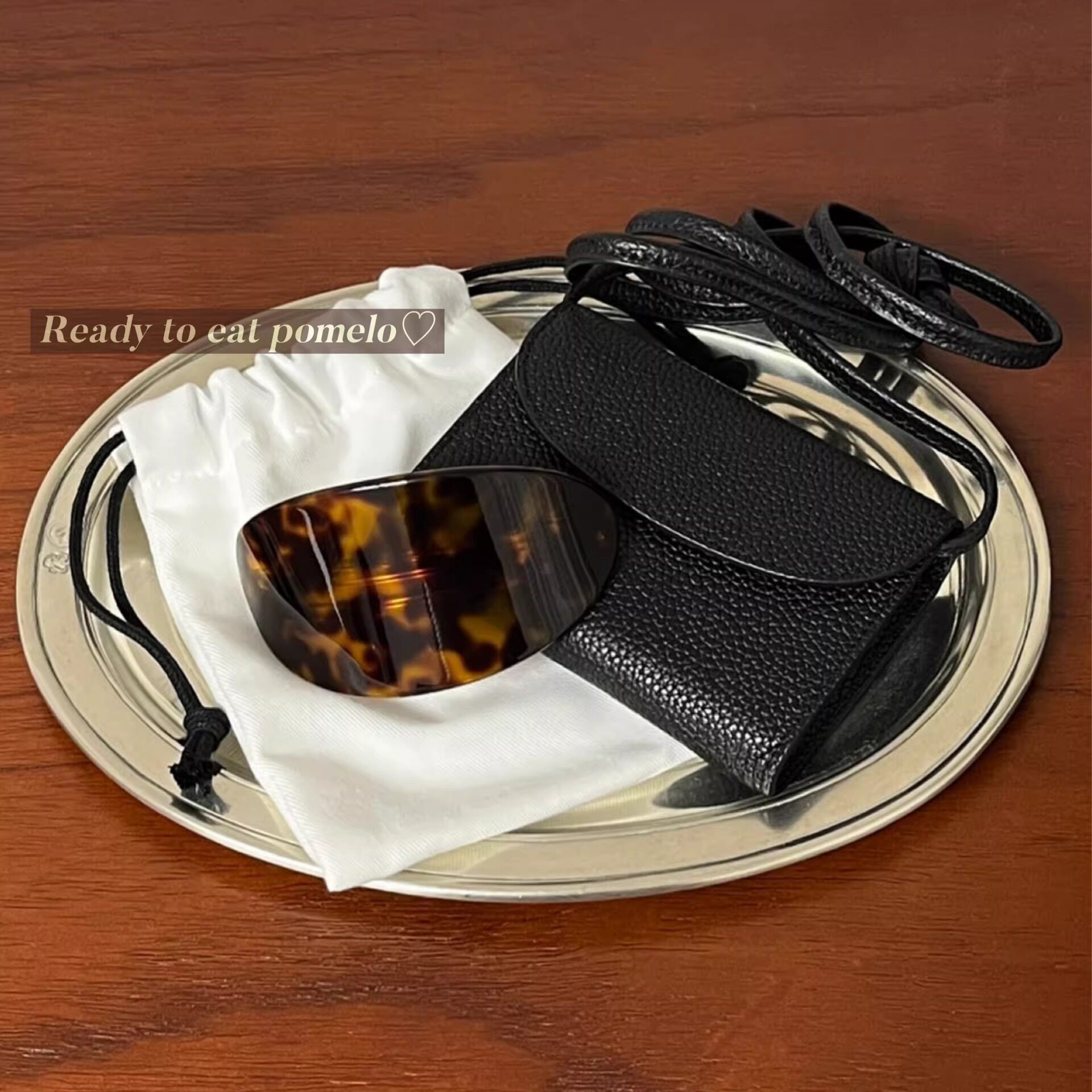 RTEP 韩国博主琥珀棕醋酸弹簧夹大号椭圆形玳瑁高级感后脑勺发饰