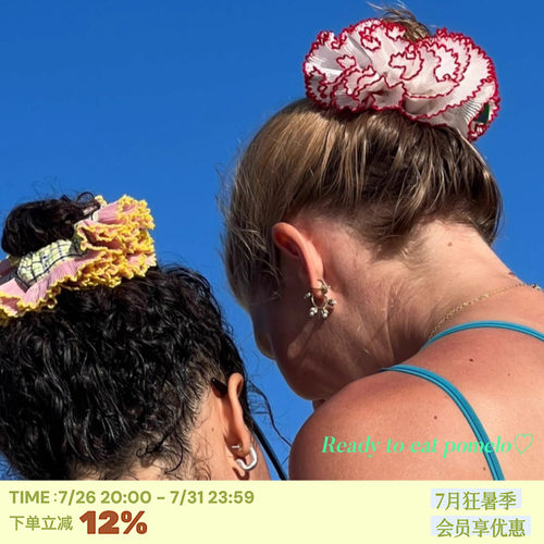 高版本goodsquish手工格纹发圈
