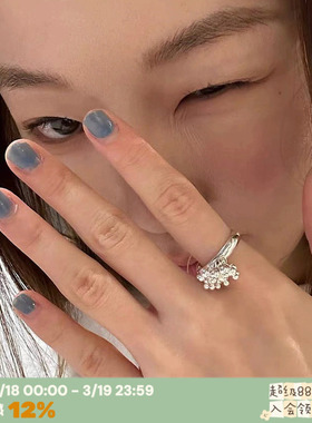 自制小众设计烟花/花朵造型戒指