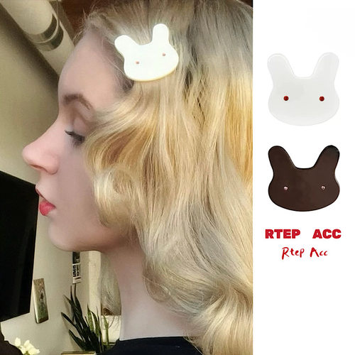 定制SandyLiang可爱小兔少女发夹