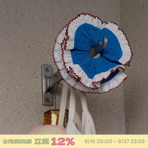 好做工！！岩彩靛蓝少女系发圈
