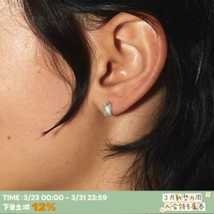 金色通体S925纯银迷你摇曳流苏耳钉手工编织灵动小众款 RTEP 法式