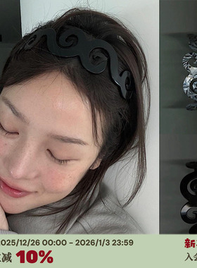 RTEP 法国小众设计*suesasha博主同款波浪发箍醋酸亚克力独特发饰