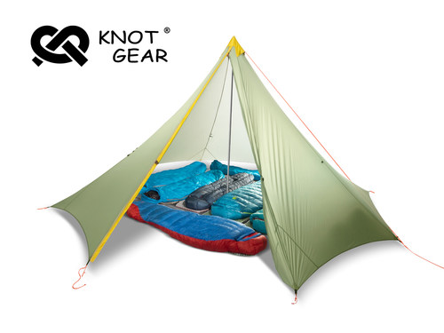 KNOT胡夫多人大号金字塔户外帐篷