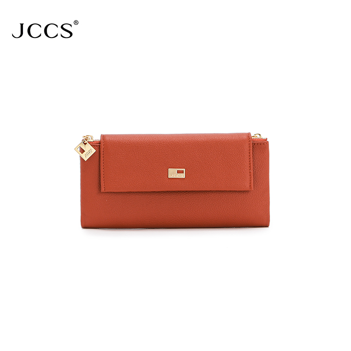 2024新款头层牛皮长款女士钱包简约零钱包拉链钱包