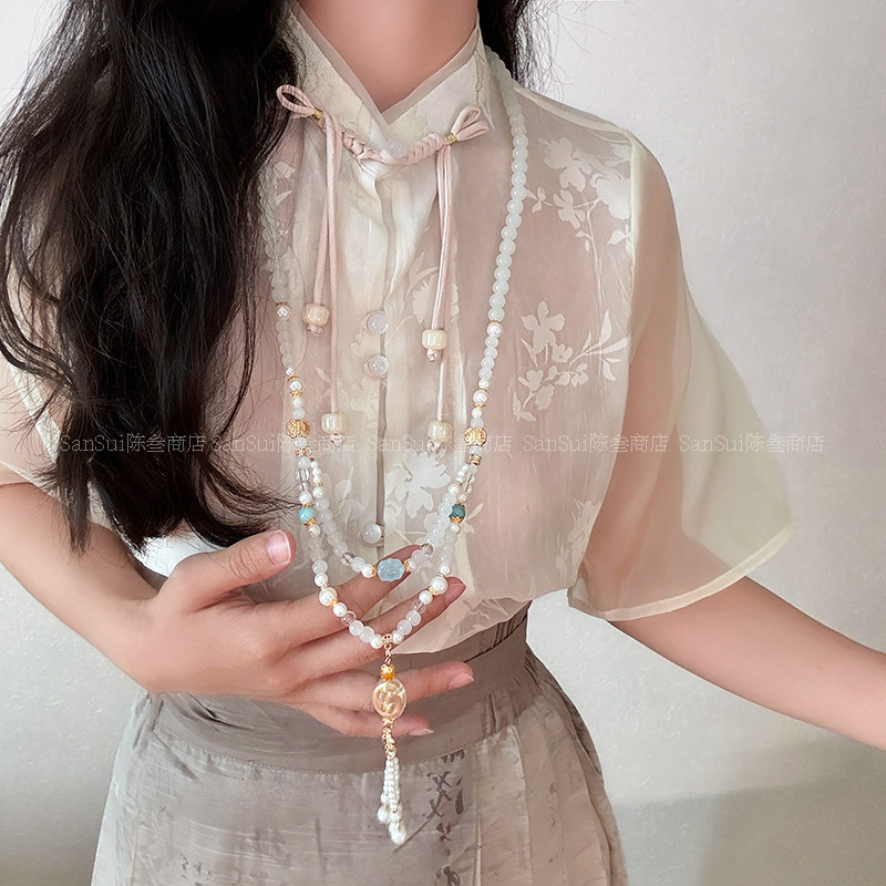新中式璎珞古风汉服长款