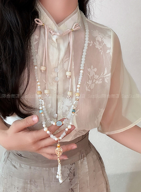 新中式璎珞古风汉服长款