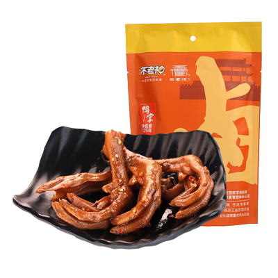 不老神包装休闲熟食215g香辣鸭掌